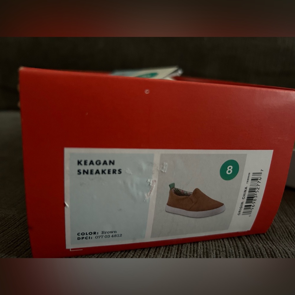 Cat & Jack Toddler Boy slip on sneaker shoes Keagan 8 NWT - Picture 8 of 8